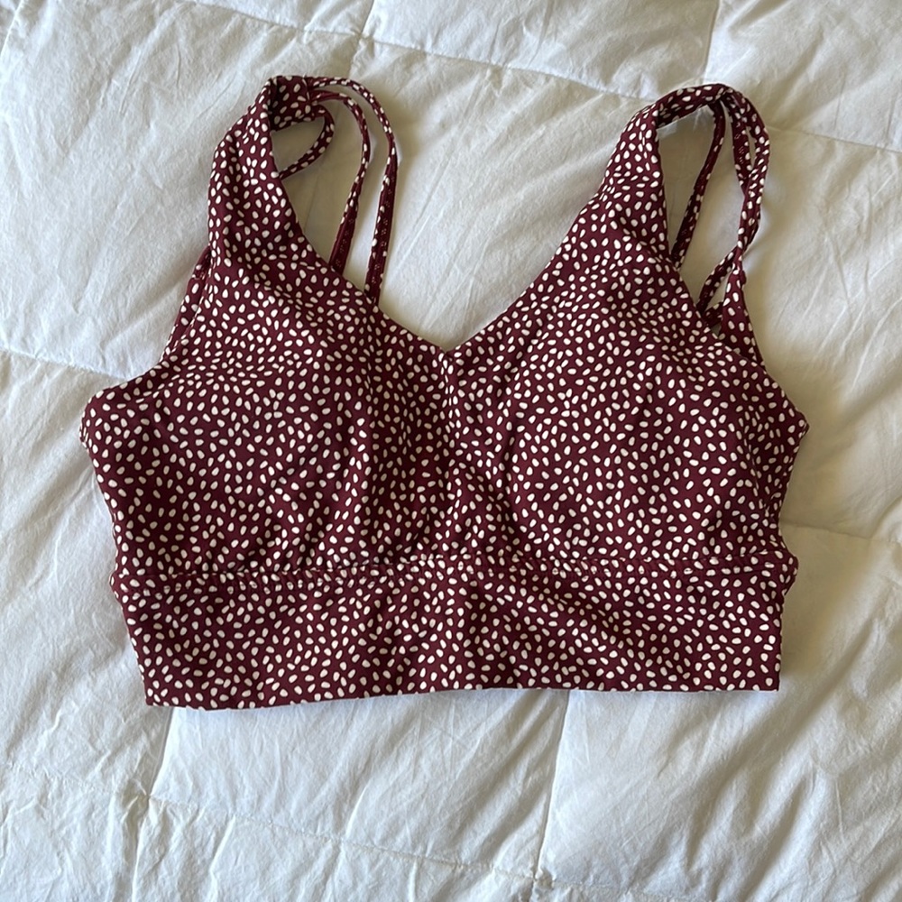Monarch Sports Bra - Vineyard Dark Red Bossy Print × 1
M buffbunny